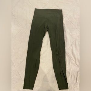 green lululemon align leggings